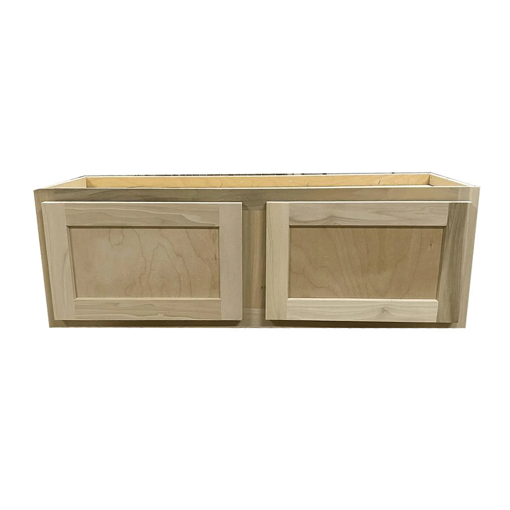 Kitchen Wall Cabinet | Unfinished Poplar | 33x12x12 in.